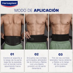 HANSAPLAST Soporte de Espalda Ajustable 1 unidad