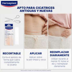HANSAPLAST Curativo Redutor de Cicatrizes XL 21 146x30mm