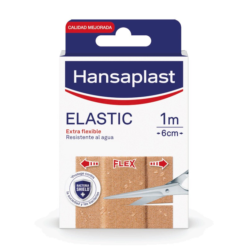 Striscia elastica extra flessibile HANSAPLAST 1 m x 6 cm Striscia elastica extra flessibile HANSAPLAST 1 m x 6 cm