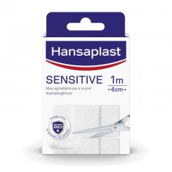 HANSAPLAST Bande Antibactérienne Sensitive 1m x 6 cm