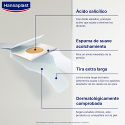 HANSAPLAST Pansements pour callosités 8 unités