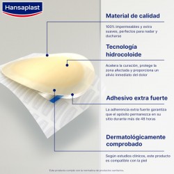 HANSAPLAST Pansements Gros Blisters 5 unités