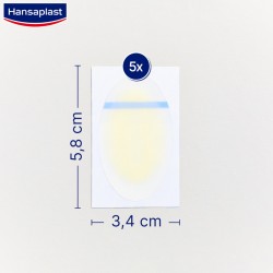 HANSAPLAST Large Blister Dressings 5 ​​units