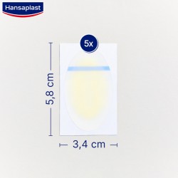 HANSAPLAST Pansements Grands Blisters 5 unités