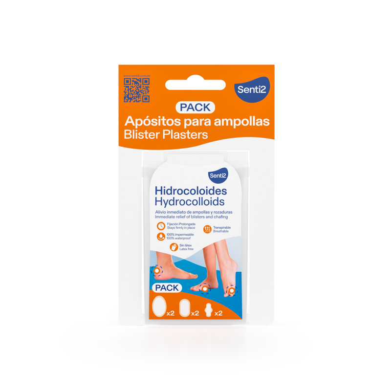 Pack de pansements hydrocolloïdes Senti2 mélange 6 unités