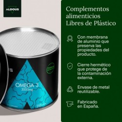 Aldous Omega 3 Óleo de Peixe 3000 mg 210 cápsulas