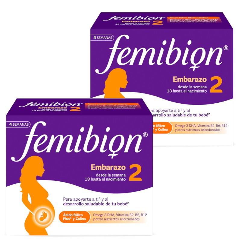 FEMIBION 2 Grossesse Duplo 2x 28 Comprimés + 28 Gélules (8 semaines)