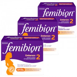 FEMIBION 2 Embarazo Triplo3 x 28 Comprimidos + 28 Cápsulas (12 semanas)