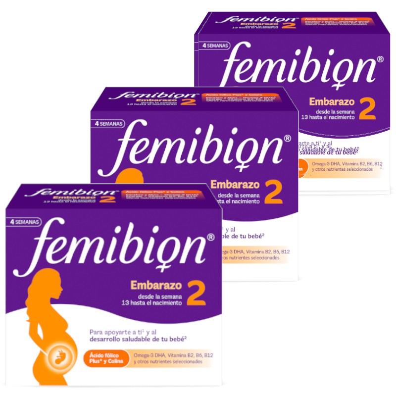 FEMIBION 2 Triple Grossesse3 x 28 Comprimés + 28 Gélules (12 semaines)