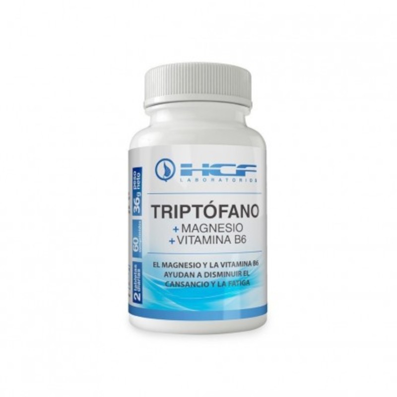Hcf Triptófano + Magnesio + Vitamina B6 60 Comprimidos Hcf Triptófano + Magnesio + Vitamina B6 60 Comprimidos