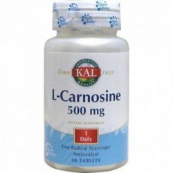 Kal L-Carnosine 500 mg 30 Cápsulas