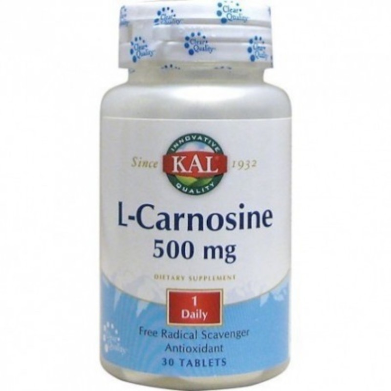 Kal L-Carnosina 500 mg 30 Cápsulas Kal L-Carnosina 500 mg 30 Cápsulas