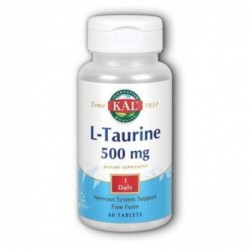 Kal L-Taurine 500 mg 60 Capsules