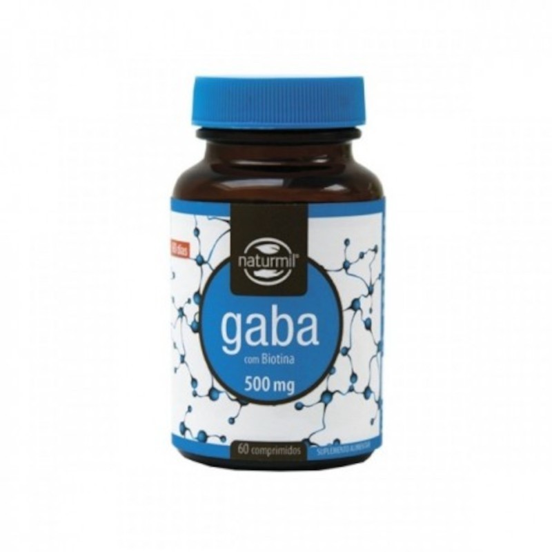 Naturmil Gaba avec Biotine 500 mg 60 Comprimés