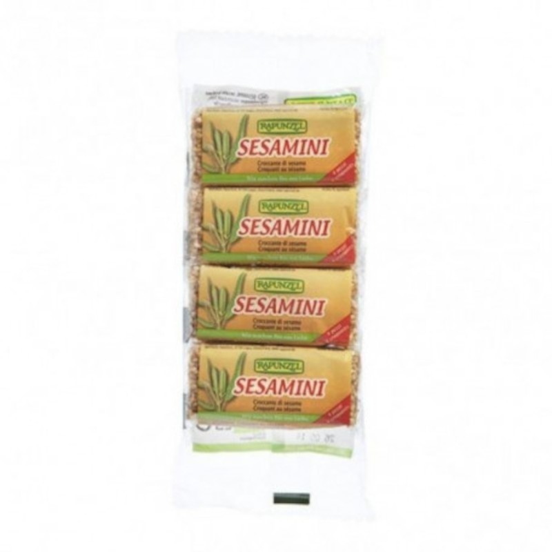 Barra de gergelim Rapunzel 4 x 27 gr Barra de gergelim Rapunzel 4 x 27 gr