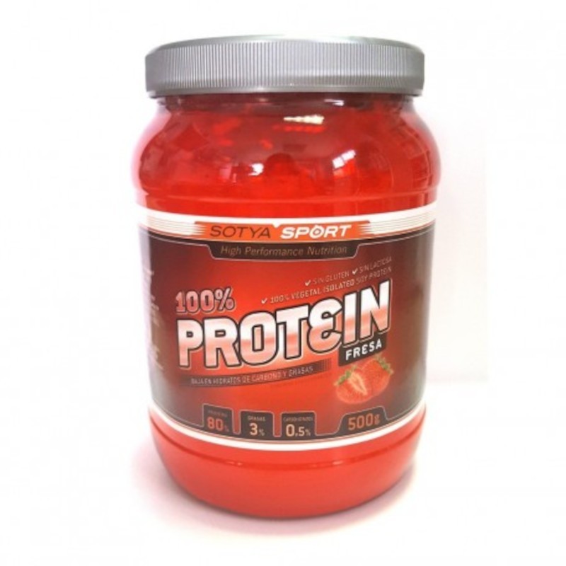 Sotya Beslan 100% Protéines de Soja Fraise 500 gr Sotya Beslan 100% Protéines de Soja Fraise 500 gr