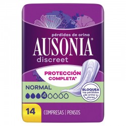 AUSONIA Compressa Normal Discreta para Perdas de Urina para Mulheres 14 unidades