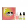 Coffret nettoyant visage Mini Trio de Freshly Cosmetics 3 produits