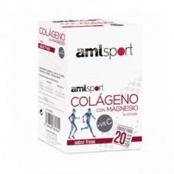 Ana María Lajusticia Collagen Magnesium Vitamin C Strawberry Flavor 20 Sticks