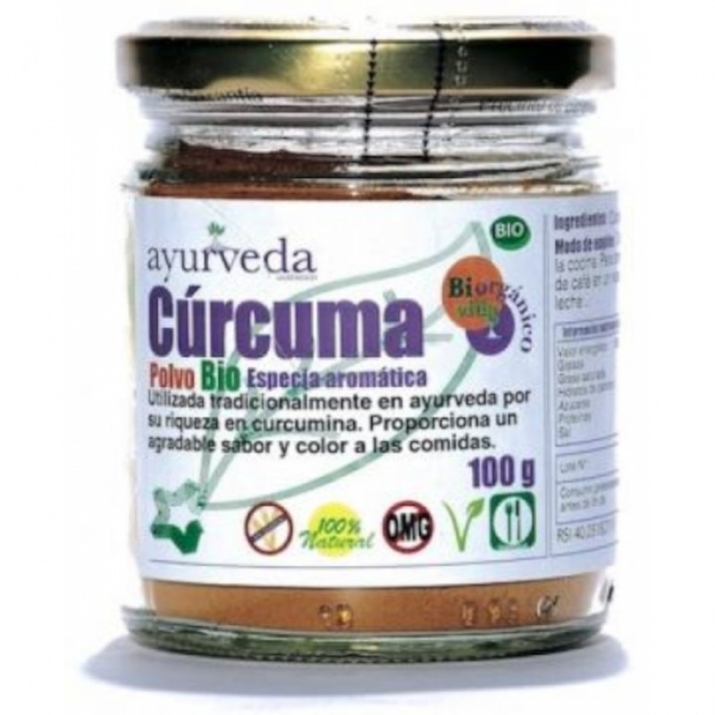 Ayurveda Cúrcuma (Azafrán Hindú) 100 gr Ayurveda Cúrcuma (Azafrán Hindú) 100 gr