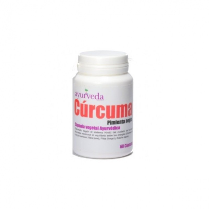 Ayurveda Cúrcuma Com Pimenta 60 Cápsulas Ayurveda Cúrcuma Com Pimenta 60 Cápsulas