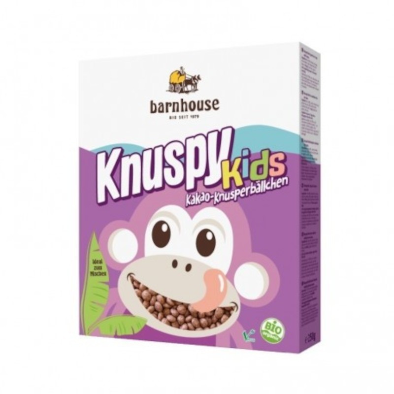 Barnhouse Knuspy Kid Riz Soufflé Au Chocolat 250 gr Barnhouse Knuspy Kid Riz Soufflé Au Chocolat 250 gr