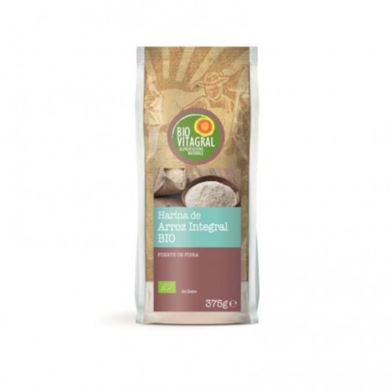 Bio Vitagral Brown Rice Flour gluten-free 375 gr Bio Vitagral Brown Rice Flour gluten-free 375 gr