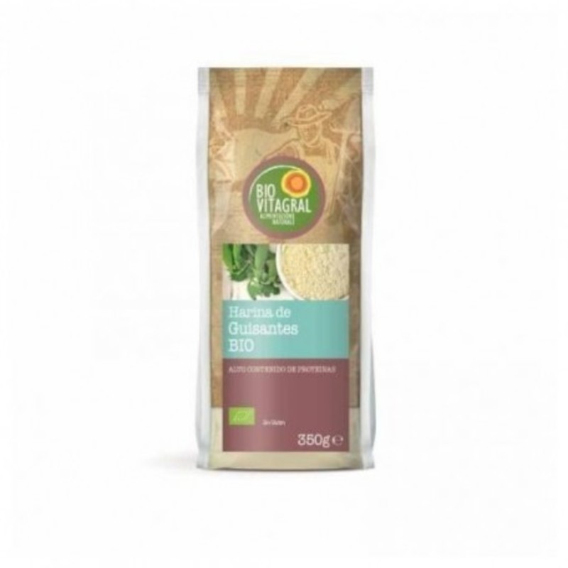 Farinha de Ervilha Sem Glúten Bio Vitagral 350 gr Farinha de Ervilha Sem Glúten Bio Vitagral 350 gr