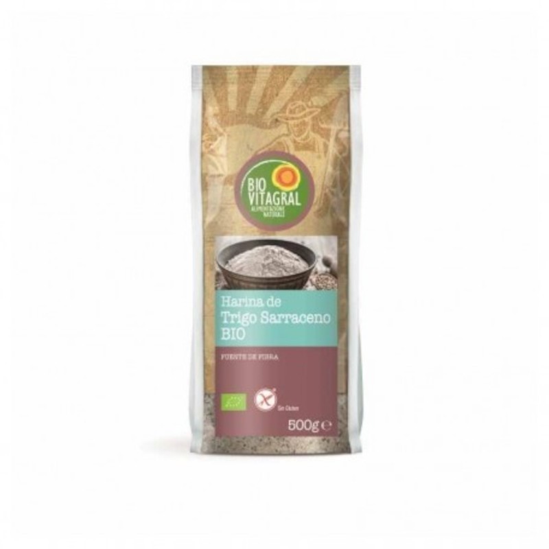 Bio Vitagral Farina Di Grano Saraceno Senza Glutine 500 gr