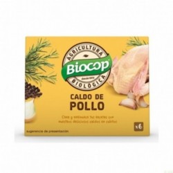 Biocop Caldo con Cubitos de Pollo 6 x 11 g