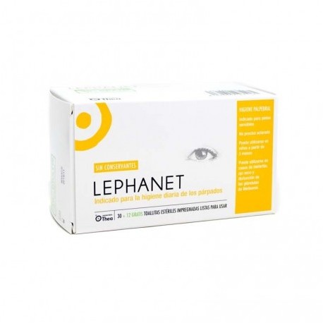 LEPHANET Toalhetes para os olhos 12 toalhetes