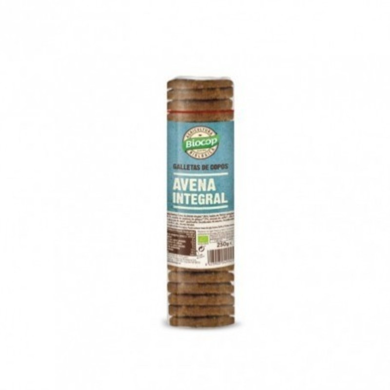 Biocop Biscotti Fiocchi d'Avena Integrali con Gocce di Cioccolato 250 g Biocop Biscotti Fiocchi d'Avena Integrali con Gocce di Cioccolato 250 g