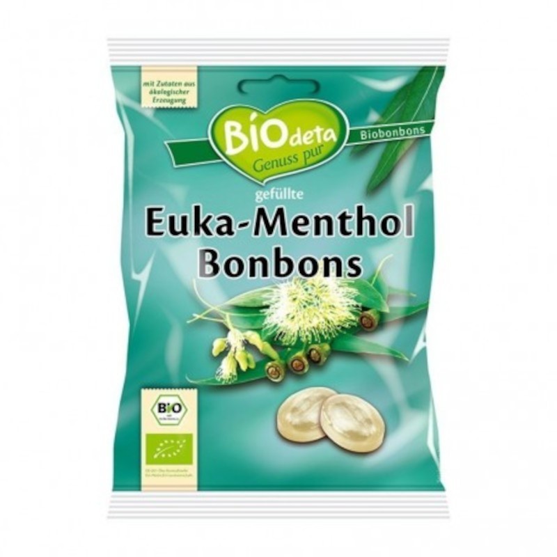 Biodeta Caramelos Eucalipto/Mentol 75 g Biodeta Caramelos Eucalipto/Mentol 75 g