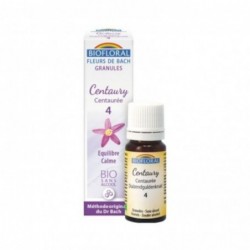 Biofloral Centaury - Centáure 4 (Equilibrio e calma) Fiori di Bach Bio Granuli senza alcol 9 gr