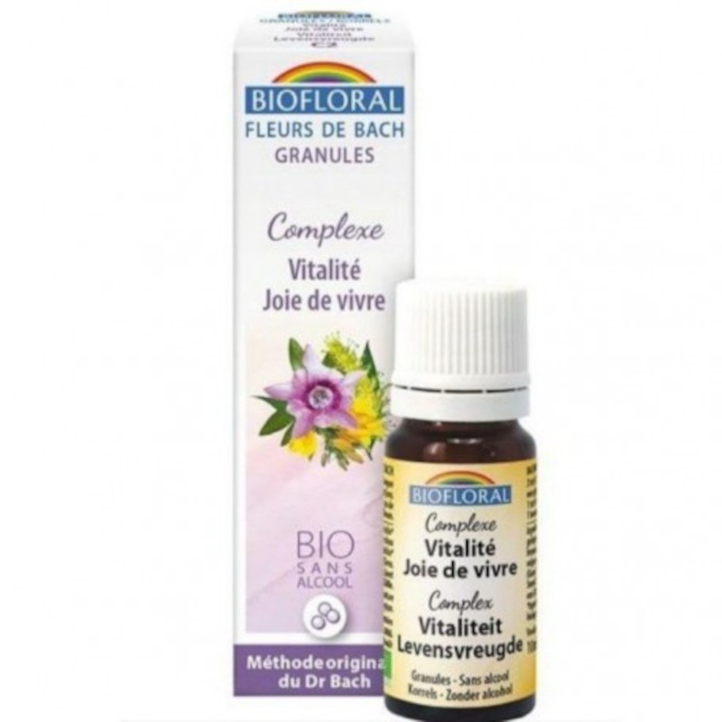 Biofloral Vitality & Joy Complex Bio Bach Flowers Alcohol-Free Granules 9 gr Biofloral Vitality & Joy Complex Bio Bach Flowers Alcohol-Free Granules 9 gr