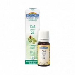 Biofloral Oak - Oak 22 (Coraggio e Speranza) Fiori di Bach Bio Granuli senza alcol 9 gr