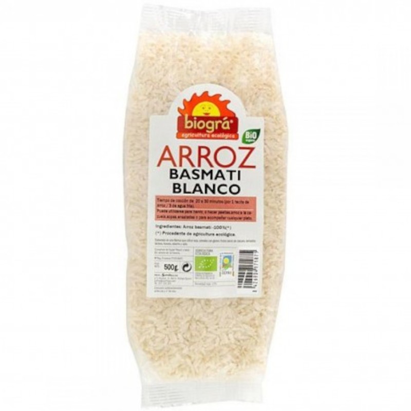 Biogra Arroz Basmati Blanco Bio 500 g Biogra Arroz Basmati Blanco Bio 500 g