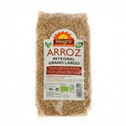 Biogra Riz Complet à Grains Longs Bio 500 g
