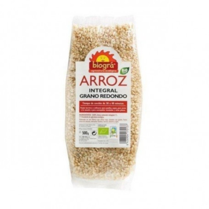 Biogra Riz Brun Rond Bio 500 g