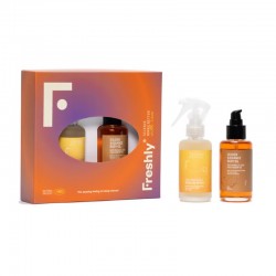 Freshly Cosmetics Golden Radiance Körperöl 100ml + Hair Radiance Keratin Spray 100ml