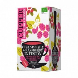 Cupper Infusion de Canneberges et Framboises 20 Unités