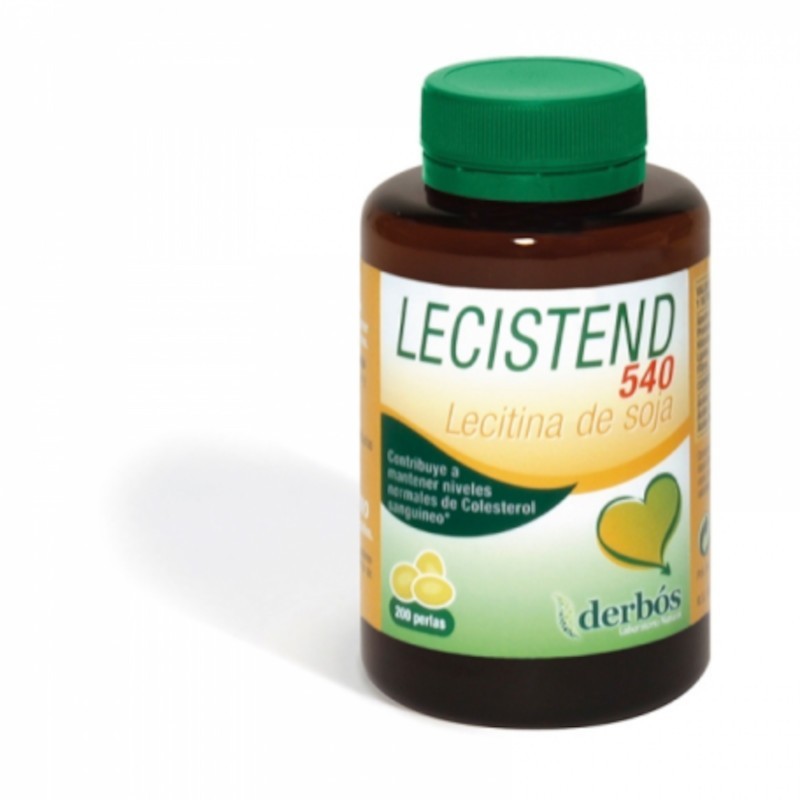 Derbos Lecistend Lecitina de Soja 540 mg 200 Perlas Derbos Lecistend Lecitina de Soja 540 mg 200 Perlas