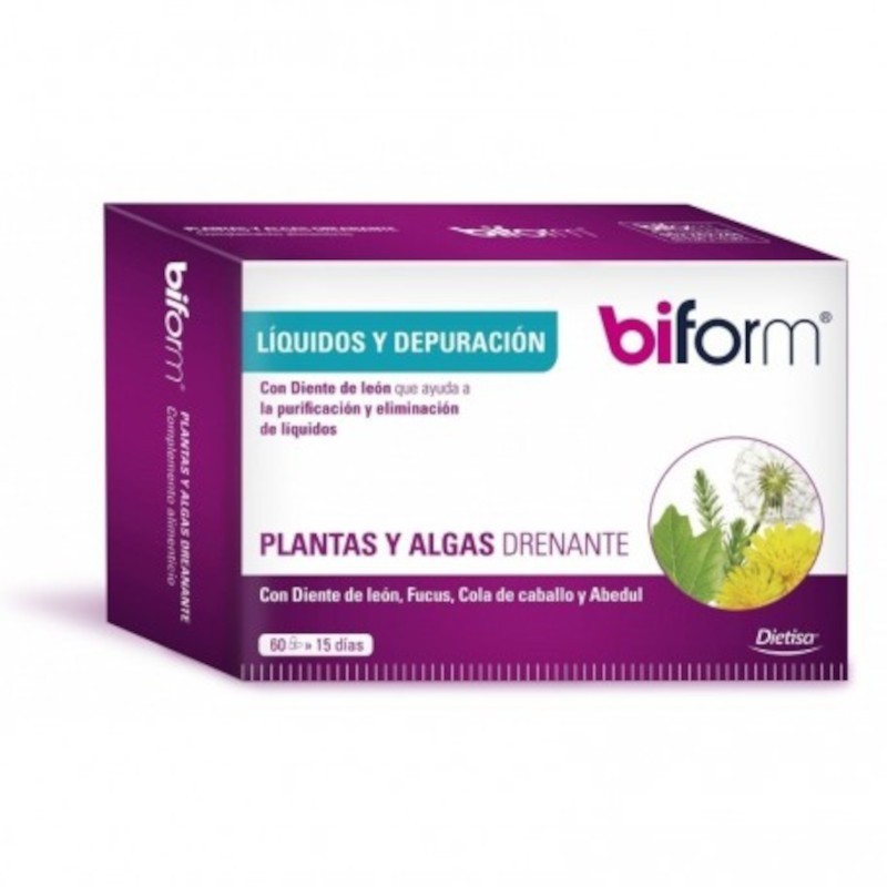 Dietisa Biform Draining Plants and Algae 60 Capsules Dietisa Biform Draining Plants and Algae 60 Capsules