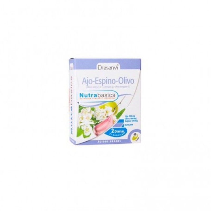 Drasanvi Garlic Hawthorn Olive 60 Nutrabasics Pearls Drasanvi Garlic Hawthorn Olive 60 Nutrabasics Pearls