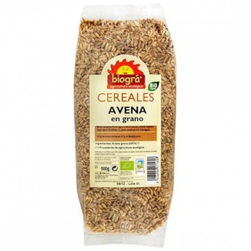 Biogra Grains d'Avoine Bio 500 g Biogra Grains d'Avoine Bio 500 g