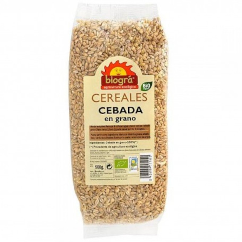 Grão de Cevada Orgânica Biogra 500 g Grão de Cevada Orgânica Biogra 500 g