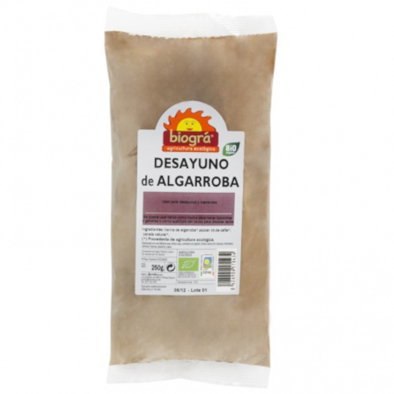 Biogra Carob Breakfast 250 g Bio Biogra Carob Breakfast 250 g Bio