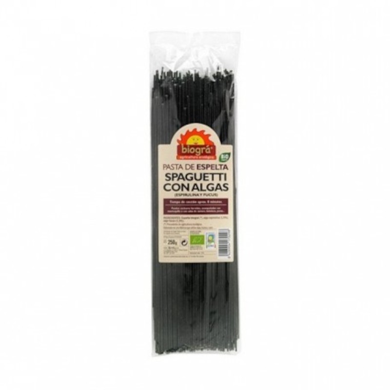 Espaguete de Espelta Biogra com Algas Orgânicas 250 g