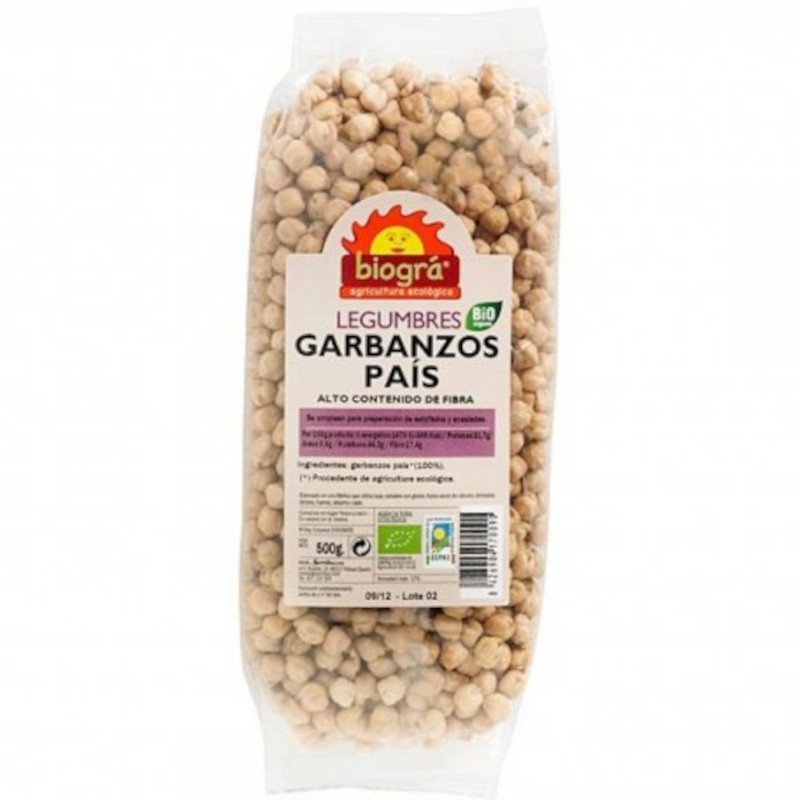 Biogra Garbanzos País Bio 500 g