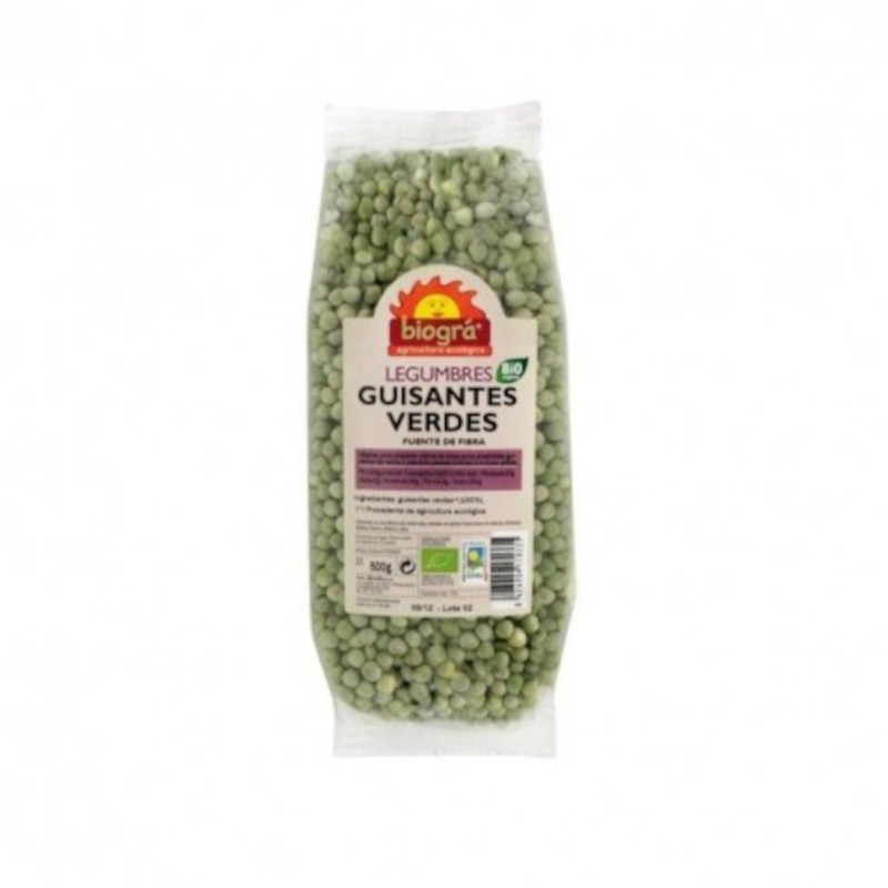 Biogra Ervilhas Verdes Orgânicas 500 g Biogra Ervilhas Verdes Orgânicas 500 g